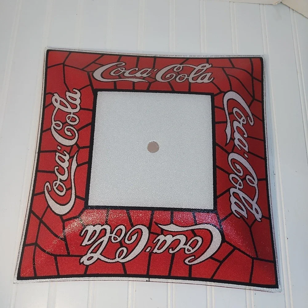 Vintage Tiffany Style Coca Cola Ceiling Light Shade Glass Lamp Cover Fixture